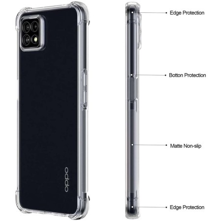 Funda Gel Tpu Anti-Shock Transparente para Oppo A73 5G