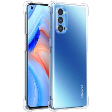 Funda Gel Tpu Anti-Shock Transparente para Oppo Reno 4 Pro 5G