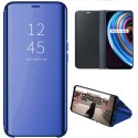 Funda Flip Cover Clear View para Realme 7 color Azul