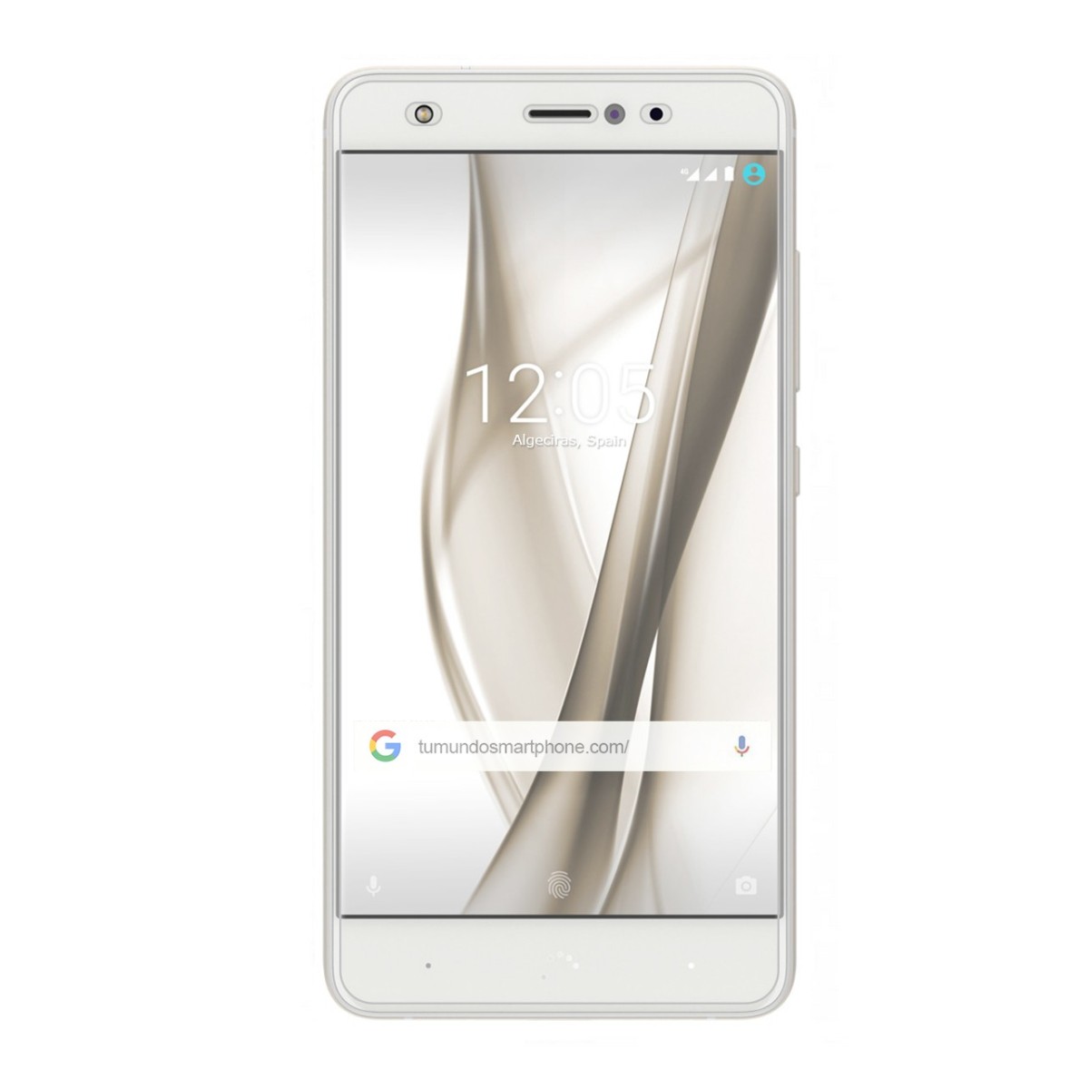 Protector Cristal Templado Frontal Completo Transparente para Bq Aquaris X / X Pro Vidrio