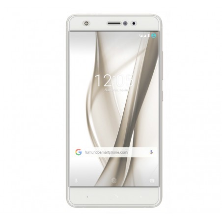 Protector Cristal Templado Frontal Completo Transparente para Bq Aquaris X / X Pro Vidrio