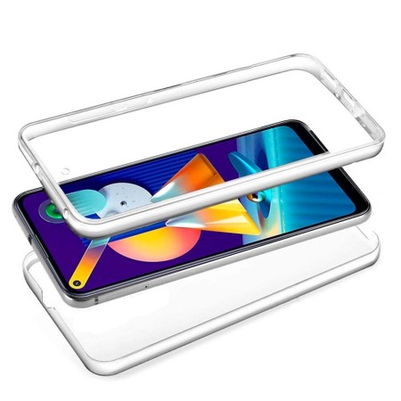 Funda Completa Transparente Pc + Tpu Full Body 360 para Samsung Galaxy A11 / M11