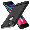 Funda Silicona Gel Tpu Nuevo Carbon Negra para Iphone 7 / 8 / SE 2020