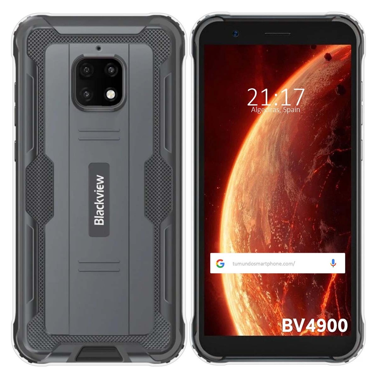 Funda Silicona Gel TPU Transparente para Blackview BV4900 / BV4900 Pro
