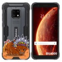 Funda Gel Transparente para Blackview BV4900 / BV4900 Pro diseño Bufalo Dibujos
