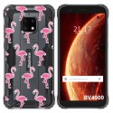 Funda Gel Transparente para Blackview BV4900 / BV4900 Pro diseño Flamenco Dibujos
