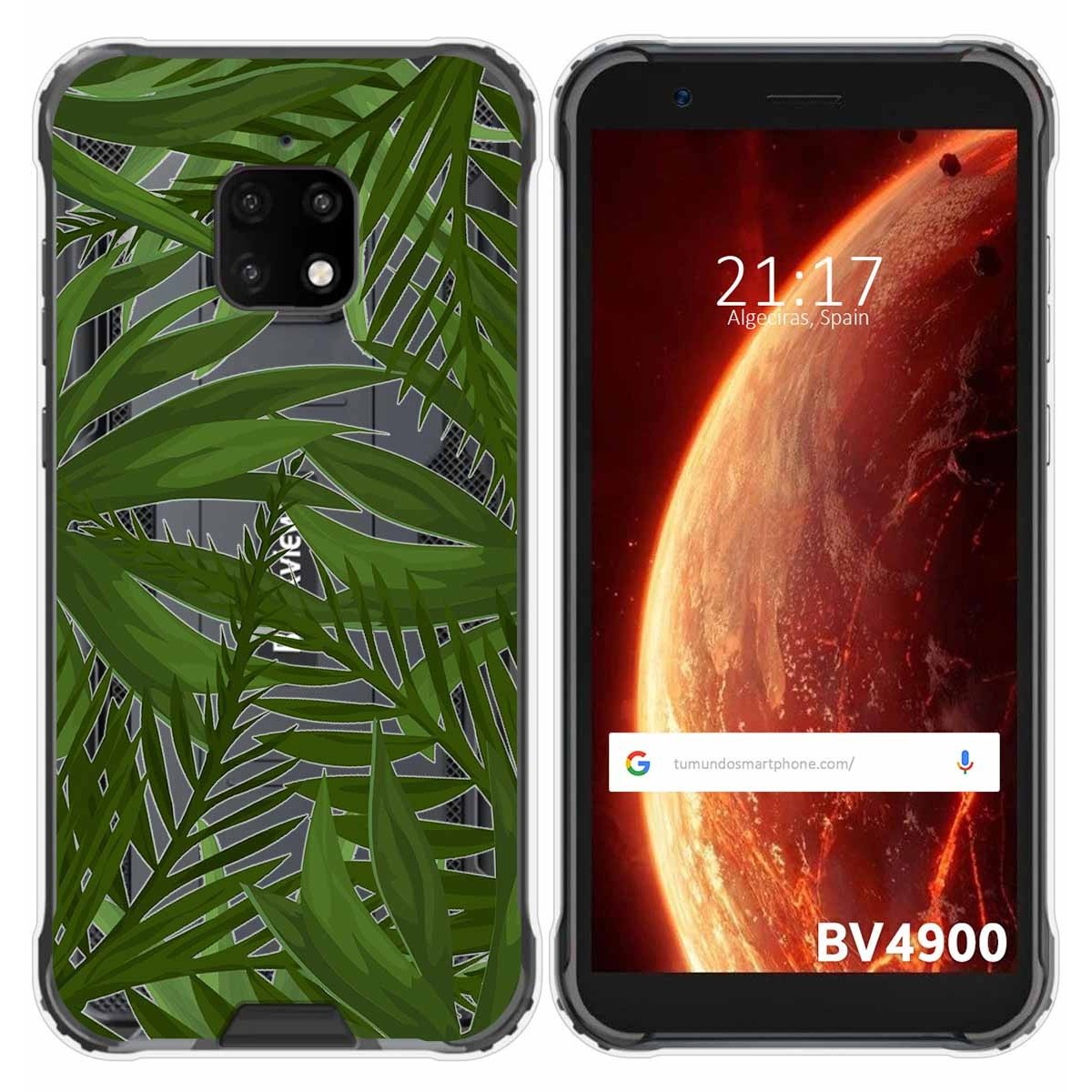 Funda Gel Transparente para Blackview BV4900 / BV4900 Pro diseño Jungla Dibujos