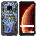 Funda Gel Transparente para Blackview BV4900 / BV4900 Pro diseño Plumas Dibujos