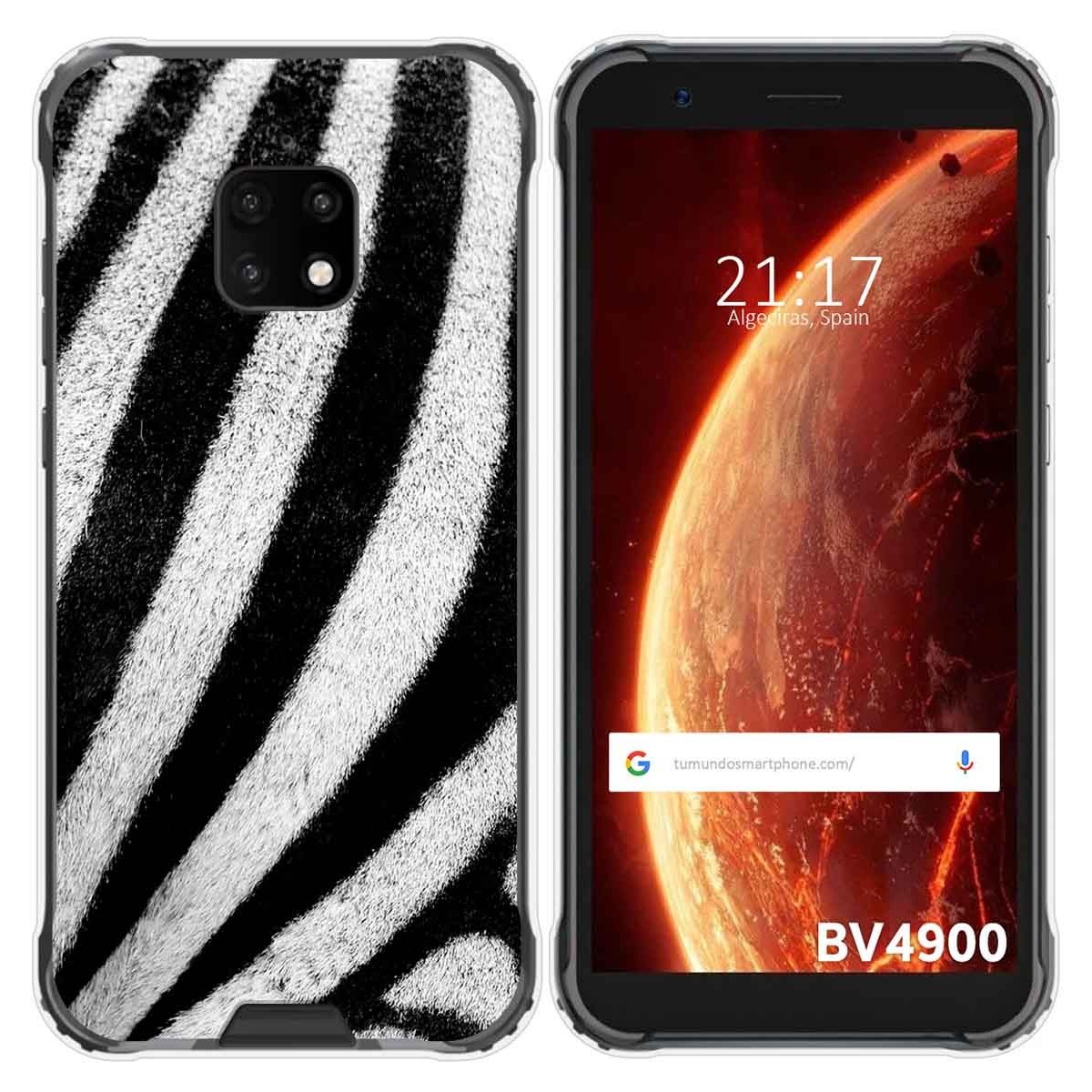 Funda Gel Tpu para Blackview BV4900 / BV4900 Pro diseño Animal 02 Dibujos