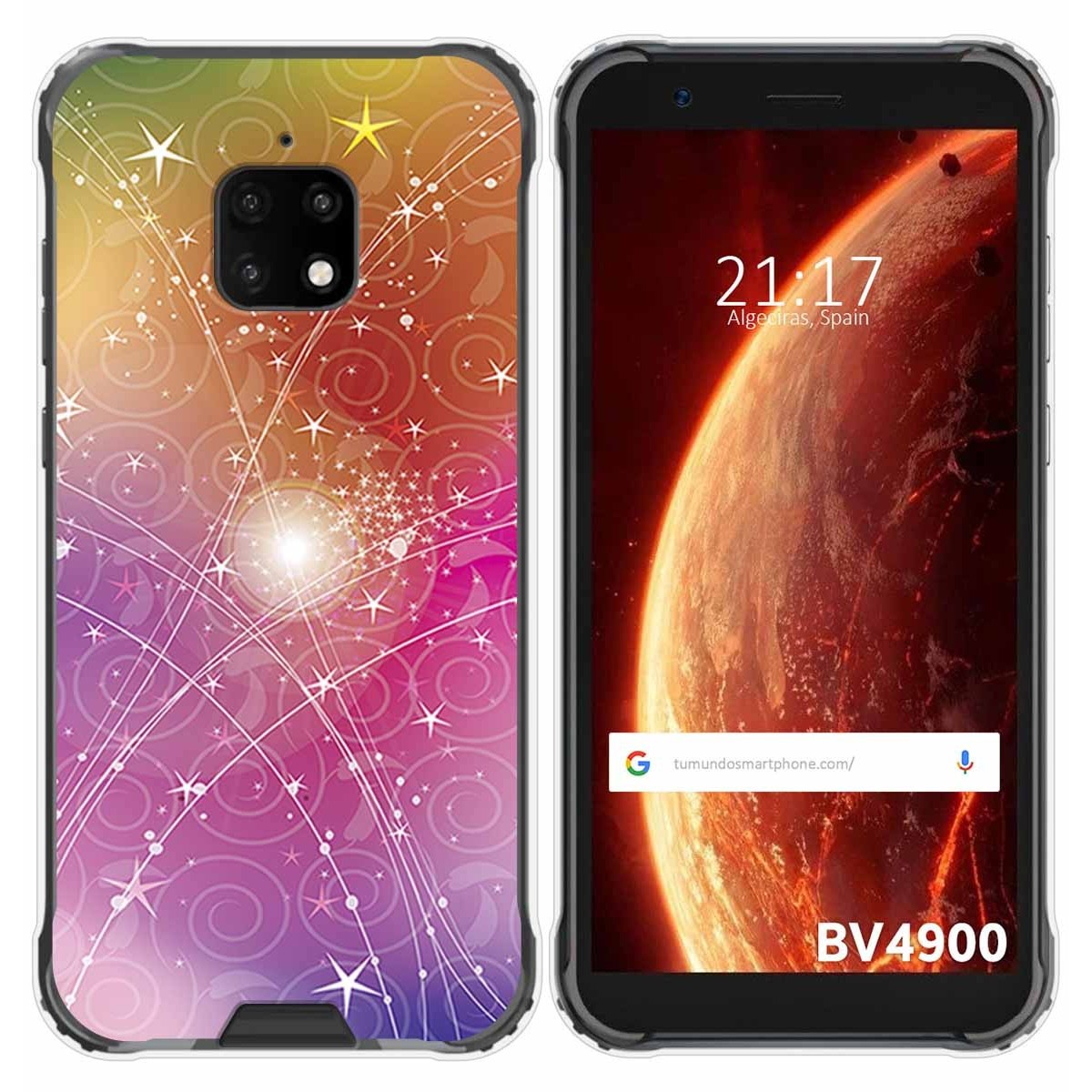 Funda Gel Tpu para Blackview BV4900 / BV4900 Pro diseño Abstracto Dibujos
