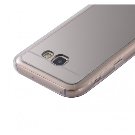Funda Gel Tpu Efecto Espejo Plata para Samsung Galaxy A3 (2017)