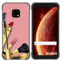 Funda Gel Tpu para Blackview BV4900 / BV4900 Pro diseño Brochas Dibujos