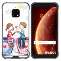 Funda Gel Tpu para Blackview BV4900 / BV4900 Pro diseño Café Dibujos