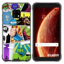 Funda Gel Tpu para Blackview BV4900 / BV4900 Pro diseño Comic Dibujos
