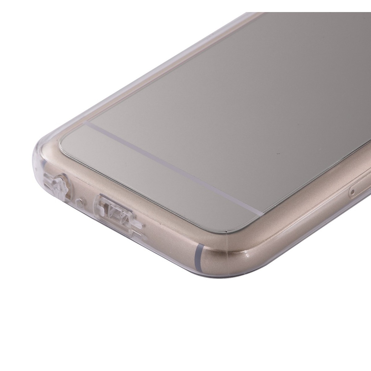 Funda Gel Tpu Efecto Espejo Plata para Samsung Galaxy A3 (2017)