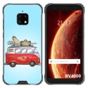 Funda Gel Tpu para Blackview BV4900 / BV4900 Pro diseño Furgoneta Dibujos
