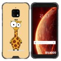Funda Gel Tpu para Blackview BV4900 / BV4900 Pro diseño Jirafa Dibujos