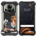 Funda Gel Transparente para Doogee S88 diseño Avestruz Dibujos