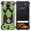 Funda Gel Transparente para Doogee S88 diseño Cactus Dibujos