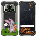 Funda Gel Transparente para Doogee S88 diseño Conejo Dibujos