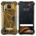 Funda Gel Transparente para Doogee S88 diseño Hojas Dibujos