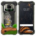 Funda Gel Transparente para Doogee S88 diseño Mono Dibujos