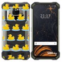Funda Gel Transparente para Doogee S88 diseño Pato Dibujos