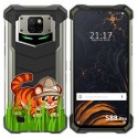 Funda Gel Transparente para Doogee S88 diseño Tigre Dibujos