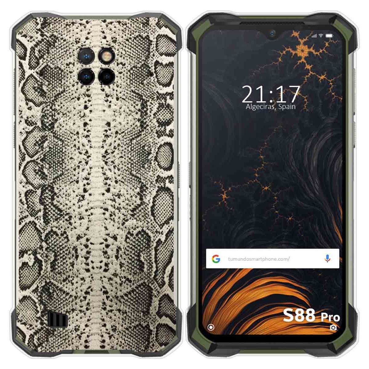Funda Gel Tpu para Doogee S88 diseño Animal 01 Dibujos