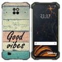 Funda Gel Tpu para Doogee S88 diseño Madera 01 Dibujos