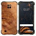 Funda Gel Tpu para Doogee S88 diseño Madera 04 Dibujos