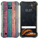 Funda Gel Tpu para Doogee S88 diseño Madera 10 Dibujos