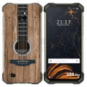 Funda Gel Tpu para Doogee S88 diseño Madera 11 Dibujos