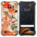 Funda Gel Tpu para Doogee S88 diseño Mármol 12 Dibujos