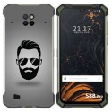 Funda Gel Tpu para Doogee S88 diseño Barba Dibujos