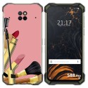 Funda Gel Tpu para Doogee S88 diseño Brochas Dibujos