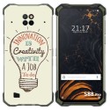 Funda Gel Tpu para Doogee S88 diseño Creativity Dibujos