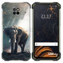 Funda Gel Tpu para Doogee S88 diseño Elefante Dibujos
