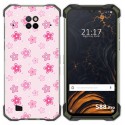 Funda Gel Tpu para Doogee S88 diseño Flores Dibujos