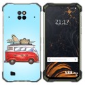 Funda Gel Tpu para Doogee S88 diseño Furgoneta Dibujos