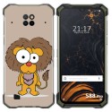 Funda Gel Tpu para Doogee S88 diseño Leon Dibujos