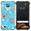 Funda Gel Tpu para Doogee S88 diseño Mariposas Dibujos