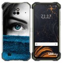 Funda Gel Tpu para Doogee S88 diseño Ojo Dibujos