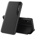 Funda Libro Soporte Magnética Eco Piel con Ventana para Xiaomi Redmi 9A / 9AT Negra