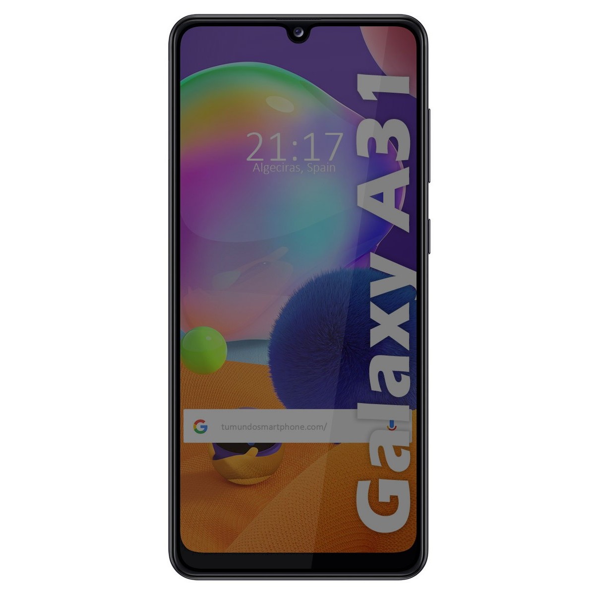 Protector Cristal Templado Completo 5D Antiespías para Samsung Galaxy A31 Vidrio