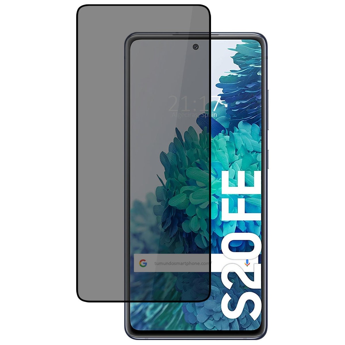 Protector Cristal Templado Completo 5D Antiespías para Samsung Galaxy S20 FE Vidrio