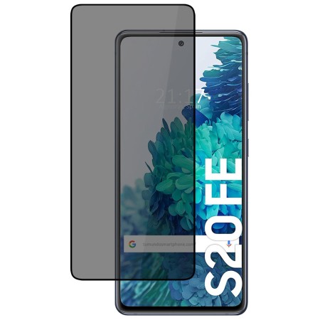 Protector Cristal Templado Completo 5D Antiespías para Samsung Galaxy S20 FE Vidrio