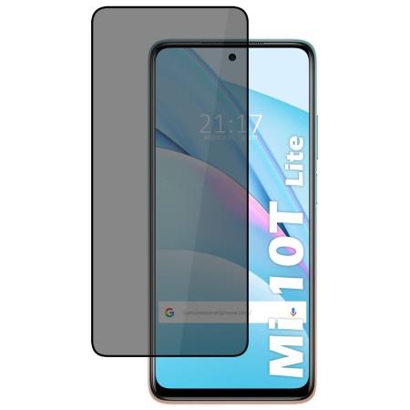 Protector Cristal Templado Completo 5D Antiespías para Xiaomi Mi 10T Lite Vidrio