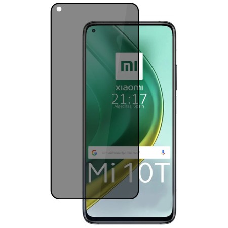 Protector Cristal Templado Completo 5D Antiespías para Xiaomi Mi 10T / MI 10T Pro Vidrio