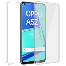 Funda Completa Transparente Pc + Tpu Full Body 360 para Oppo A52 / A72 2